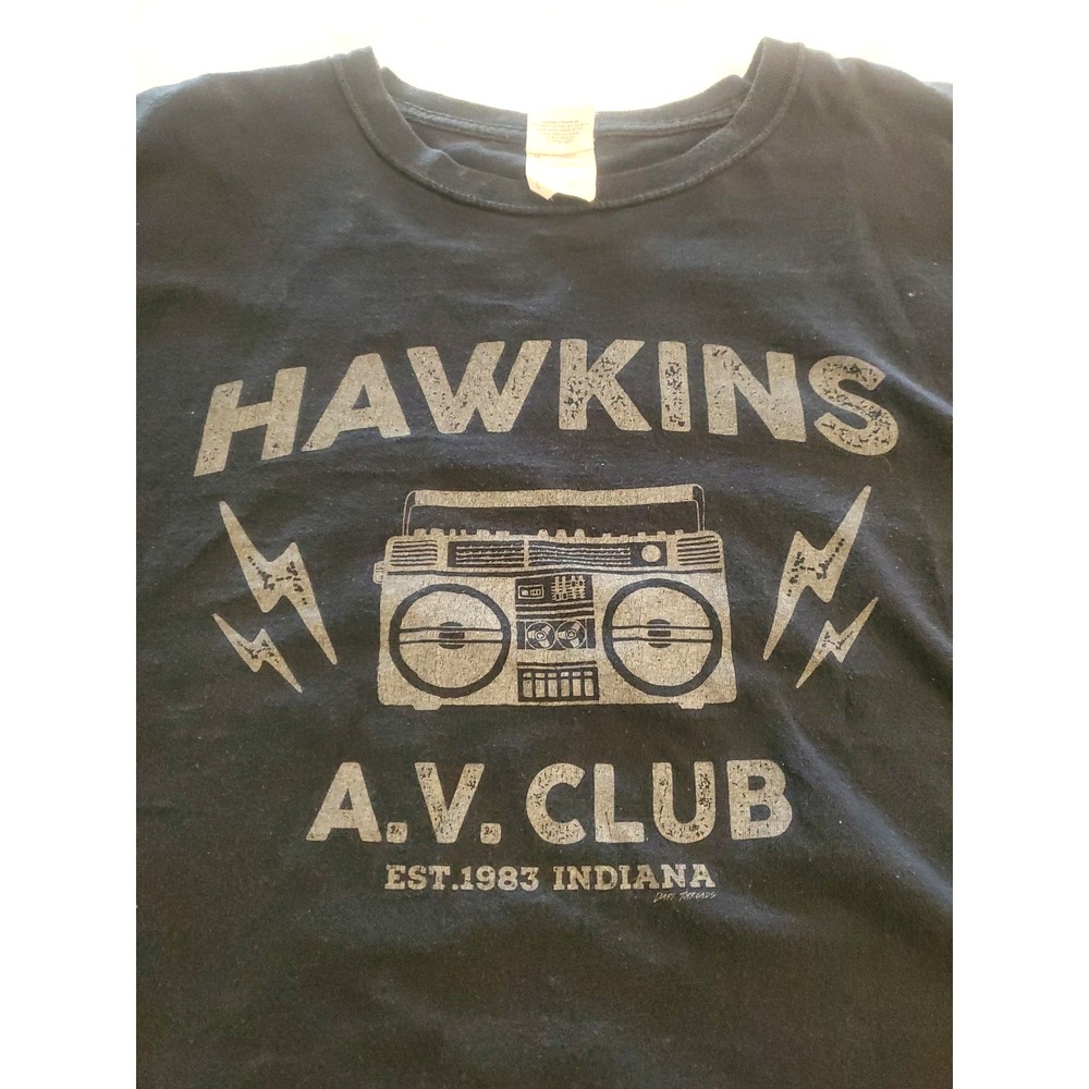 Vintage Daft‎ Boombox 80's Single stitch Fruit Of The Loom T-Shirt L  A.V. Club - Picture 2 of 9